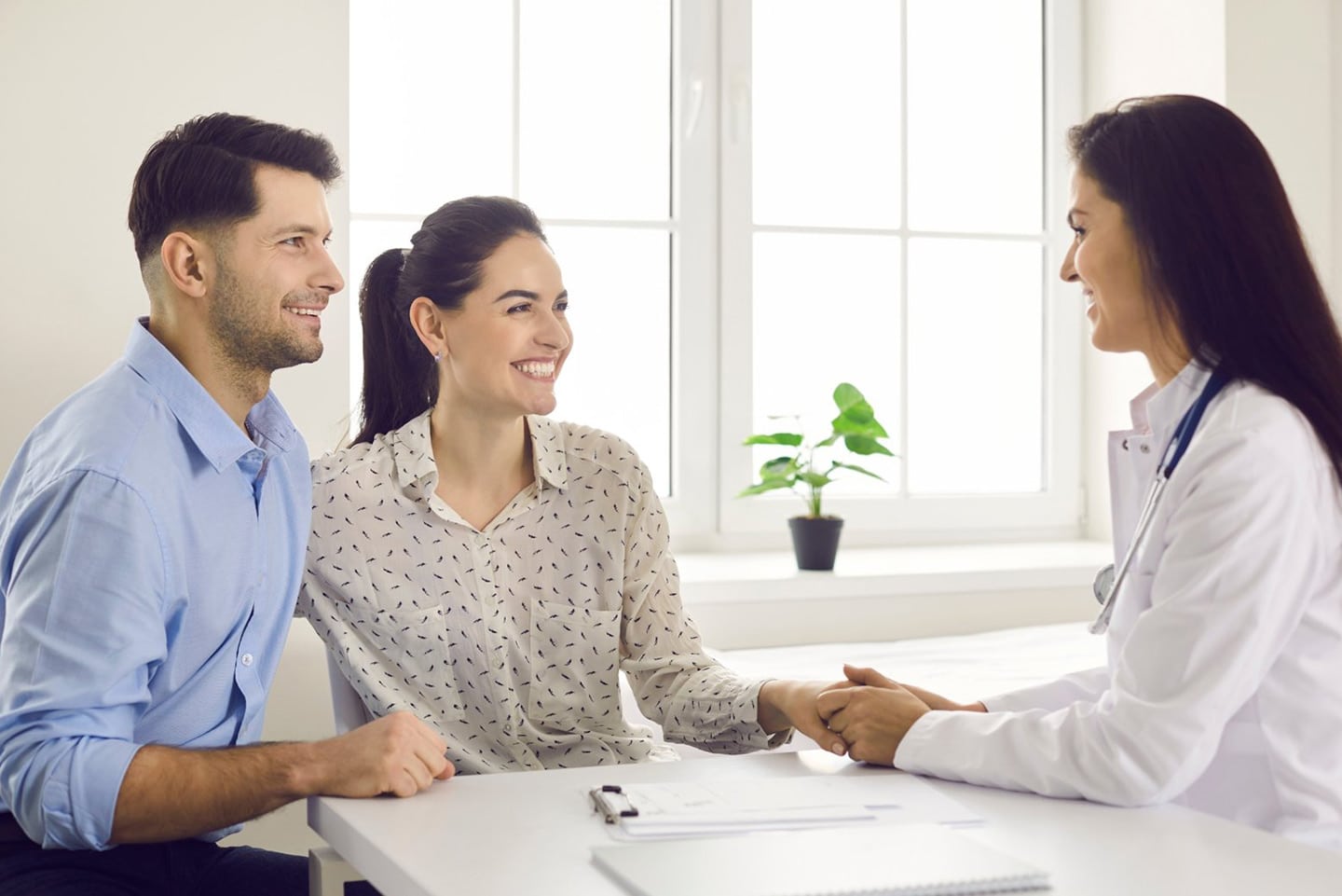 Paar beim Arzt
