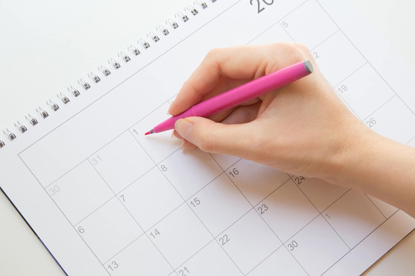 Daten im Kalender markieren