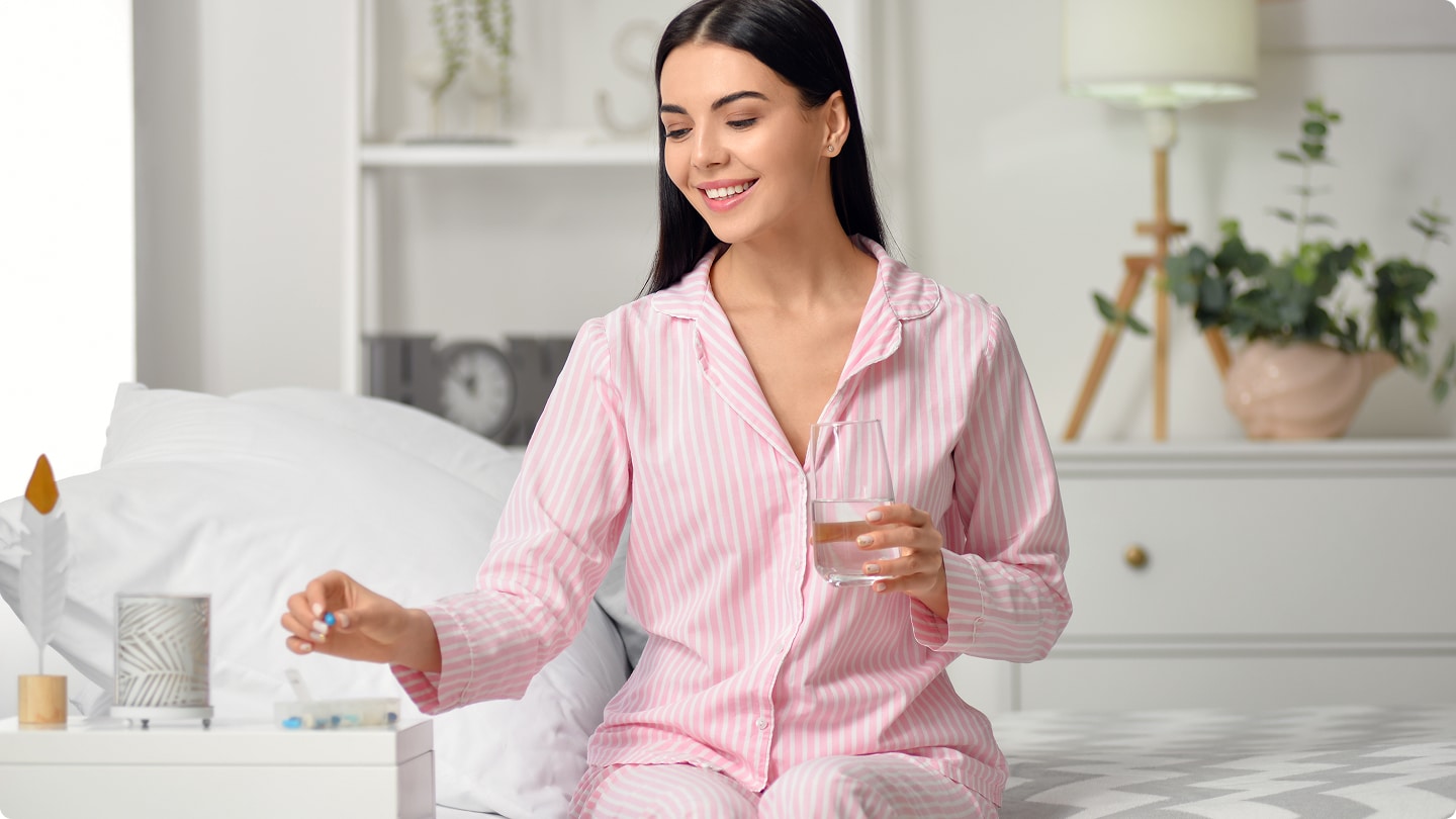 Frau mit einem Tablet